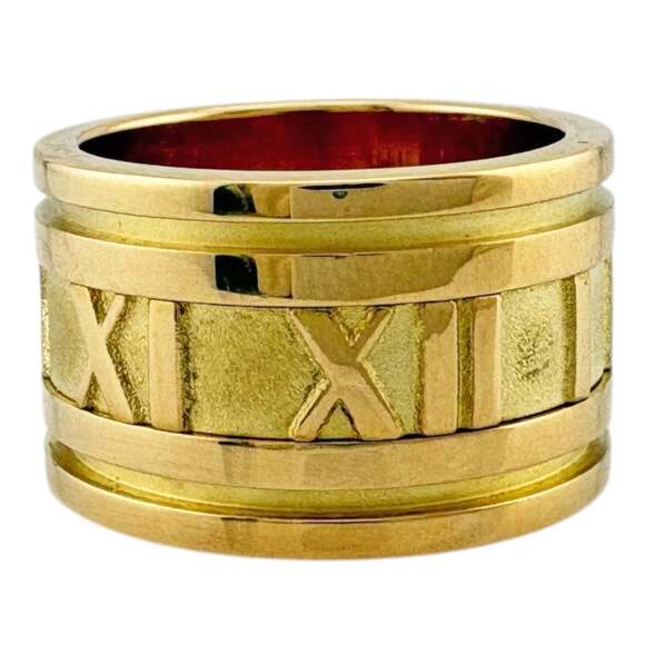 Pre-owned Tiffany Atlas Wide Ring, 18k gold, for women, TIFFANY & Co. - Picture 3 of 8